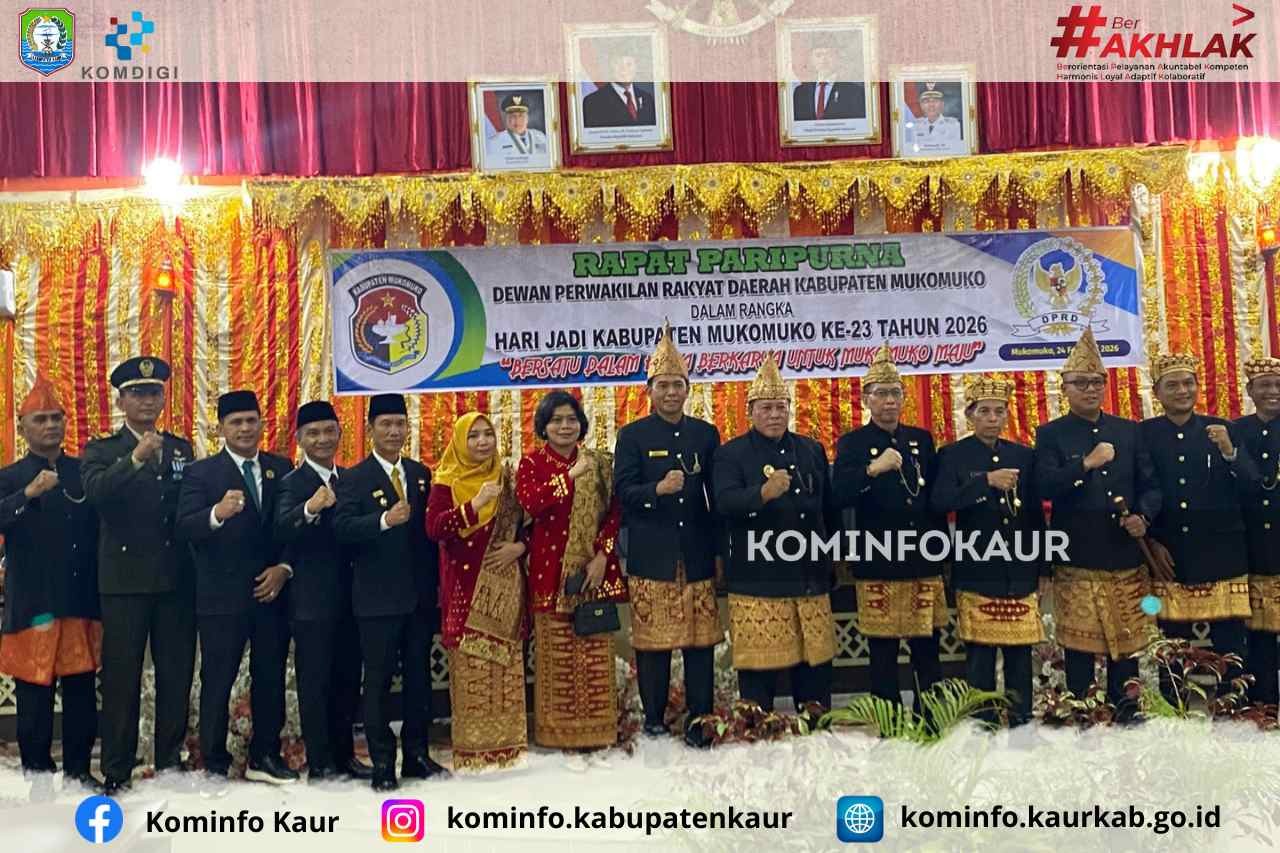 Hadiri HUT ke-23 Mukomuko, Wabup : Bentuk Sinergi Antar Daerah 