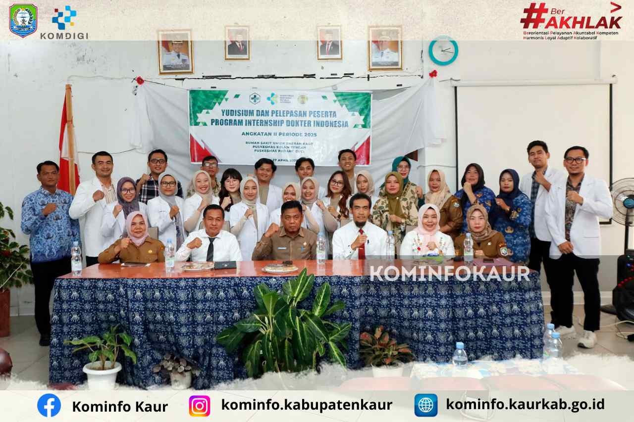 Yudisium Dokter Internship di RSUD Kaur, 10 Dokter Selesai Tugas Satu Tahun Pengabdian