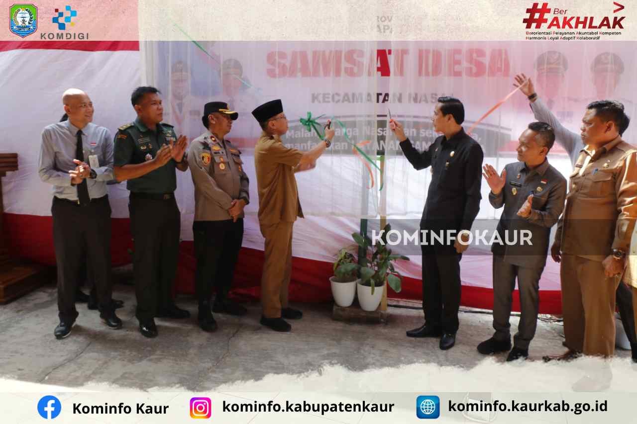 Permudah Warga, Bupati Kaur Resmikan Samsat Desa dan Layanan Pajak Lebih Cepat