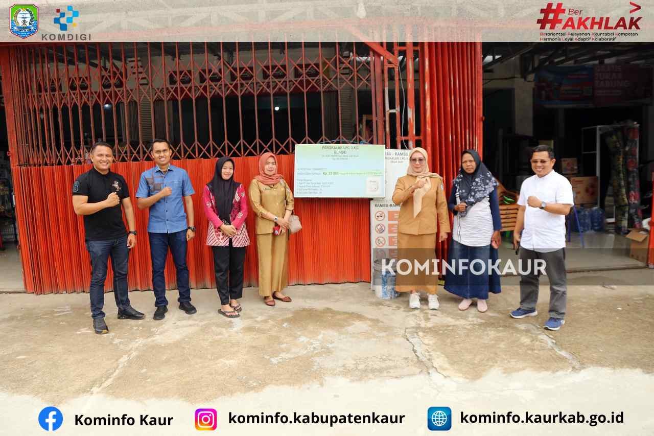 Viral Harga Melambung, Dinas Kopurindag Kabupaten Kaur Sidak 7 Pangkalan Gas 3 Kg 