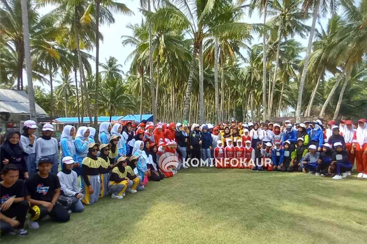 Ratusan Pelajar Ikut Lomba Senam Kaur Berseri