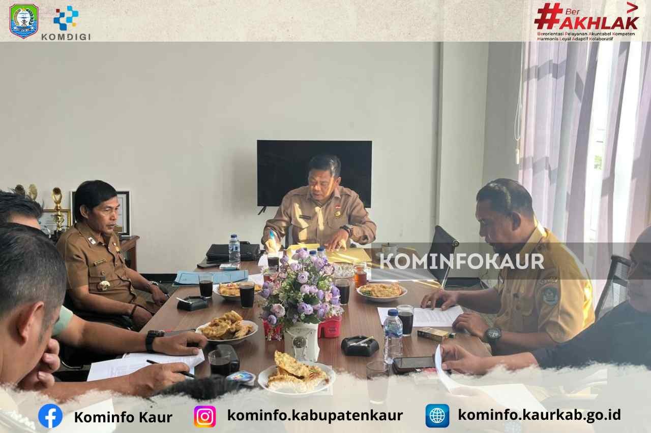 Sekda Pimpin Rapat Persiapan Upacara Hari Lahir Pancasila 