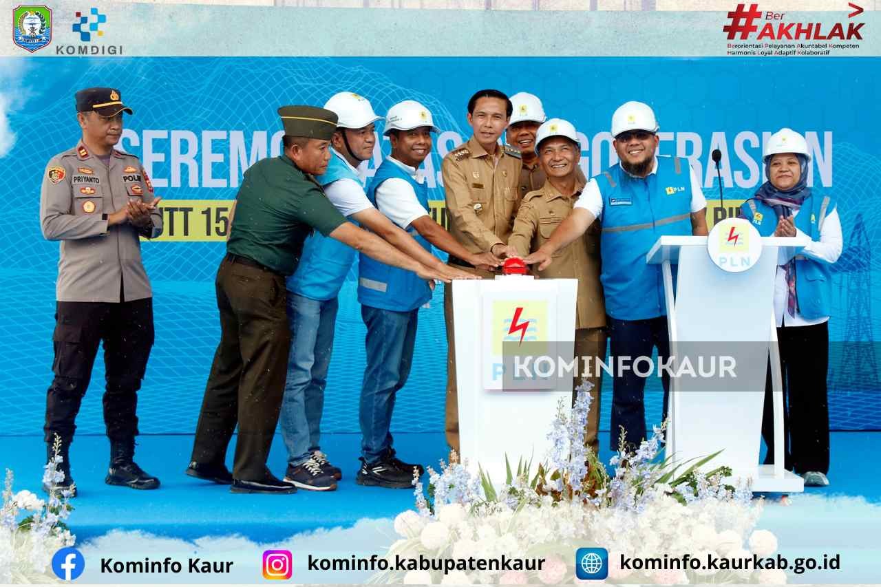 Perkuat Keandalan Listrik dan Dorong Pertumbuhan Ekonomi Kaur, Operasional GI  150 kV Diresmikan