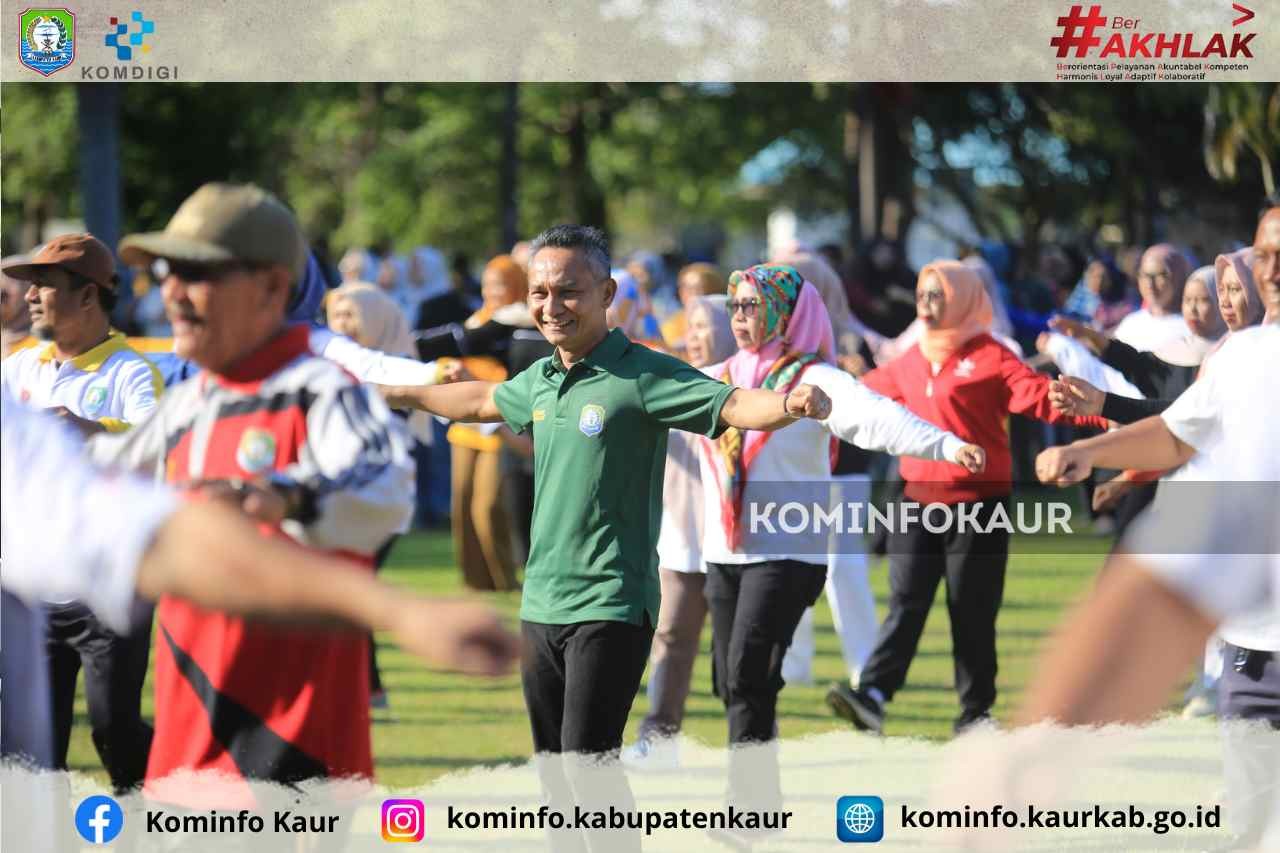 Wabup Abdul Hamid: Senam Bersama Jadi Wadah Perkuat Silaturahmi dan Tingkatkan Kinerja ASN