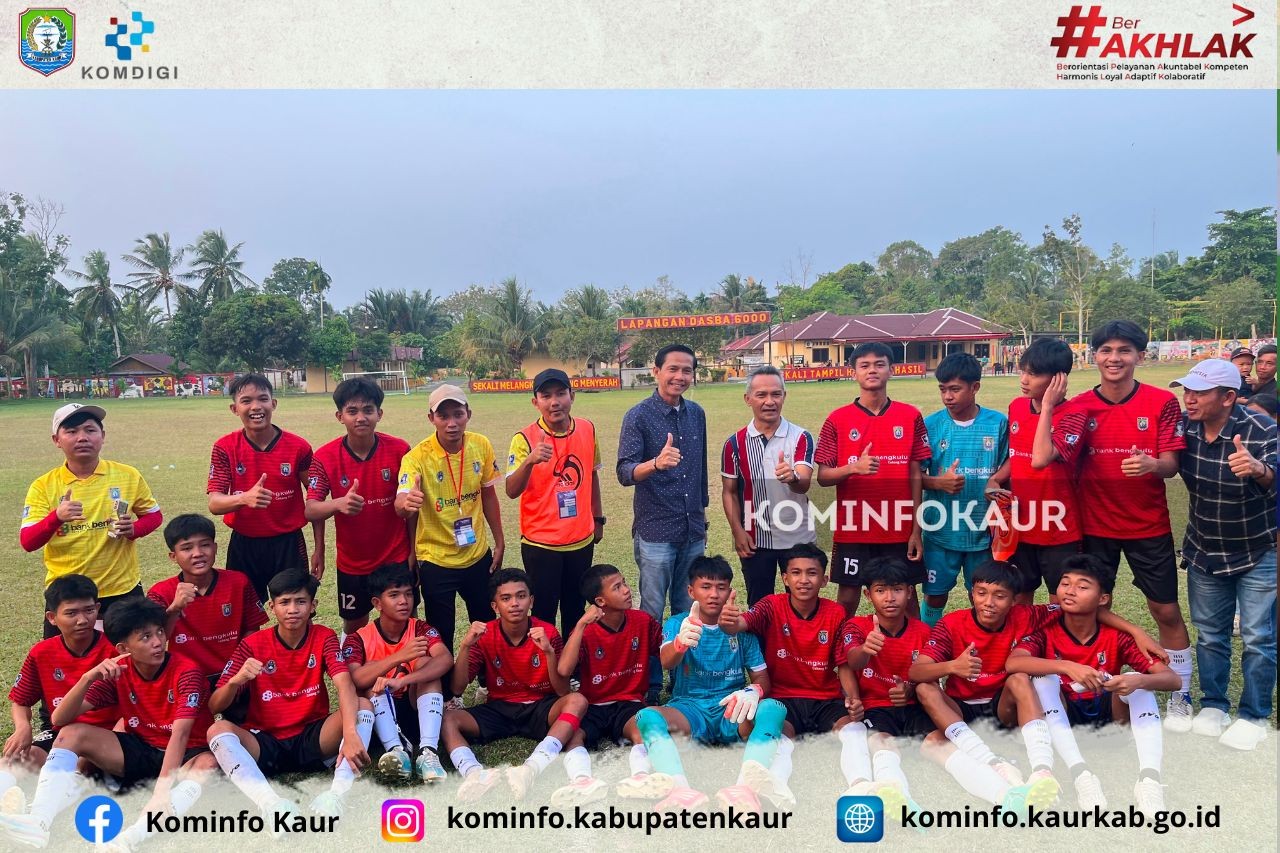 Bupati-Wabup Kaur Saksikan Perjuangan U-15, Kaur Tembus Final Piala Soeratin