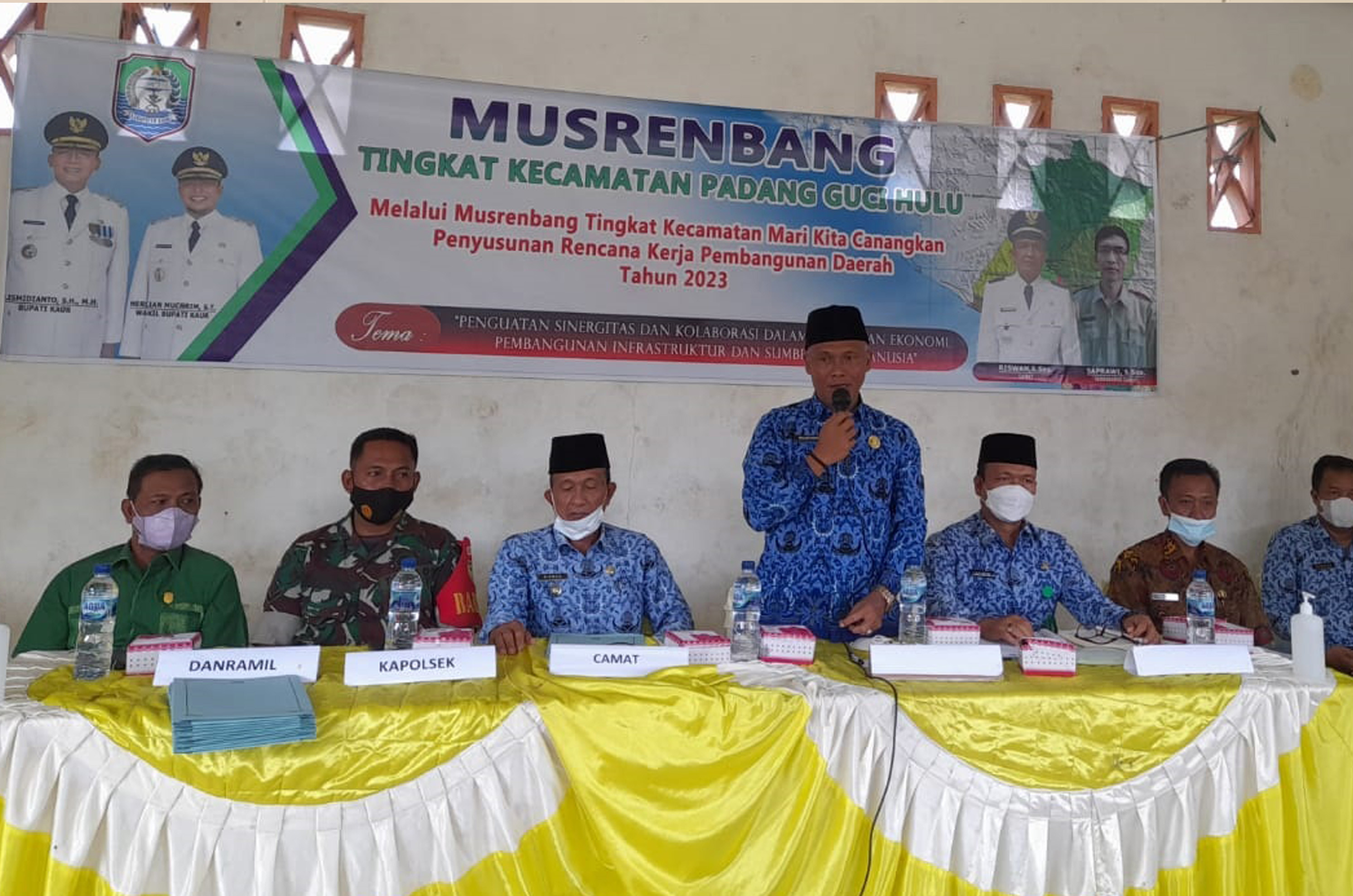 Hadiri Musrenbang Kecamatan, Asisten I Minta OPD Sinergikan Program