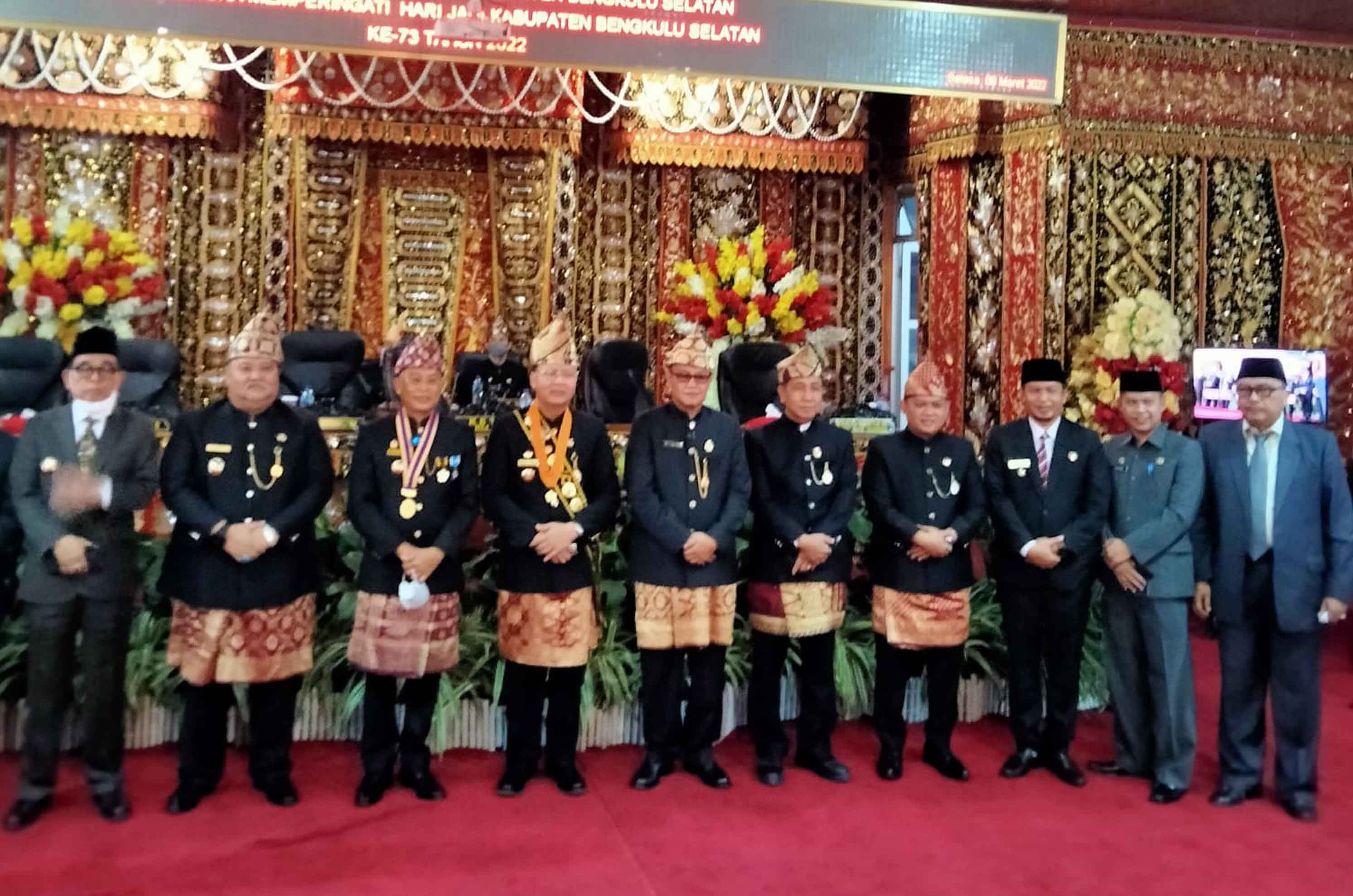 Wakil Bupati Kaur Hadiri HUT Kabupaten Bengkulu Selatan Ke -73