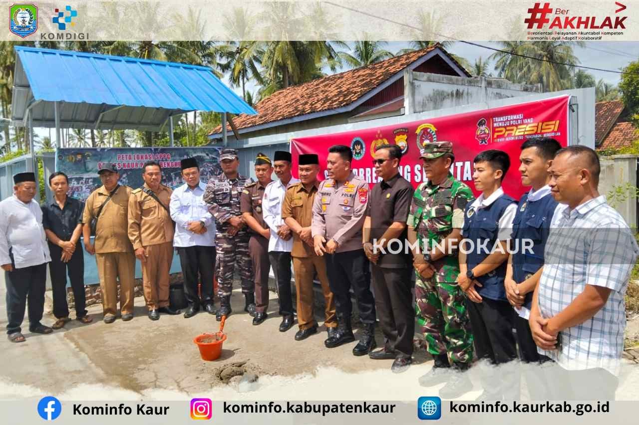 Ground Breaking SPPG Polri di Kaur, Kapolres Tegaskan Dukungan Program Kapolri