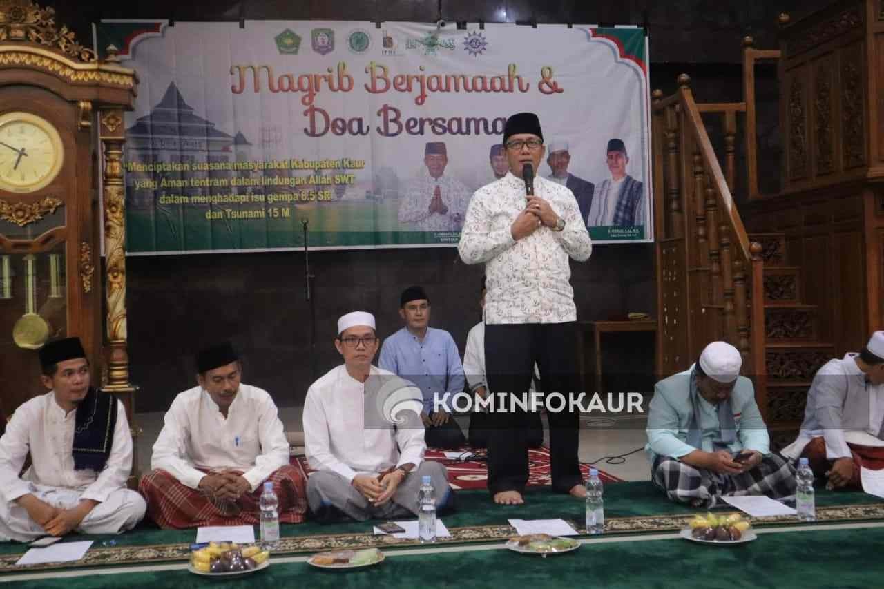 Isu Gempa-Tsunami, Gelar Doa Bersama