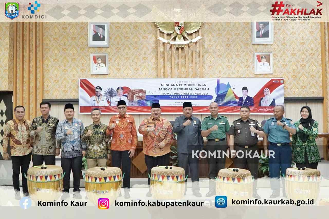 Wabup Abdul Hamid Hadiri Musrenbang RPJMD 2025-2029 Provinsi Bengkulu