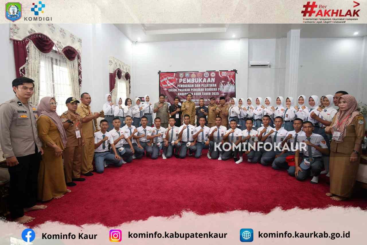 Dibuka Bupati Kaur, 30 Calon Paskibraka Kabupaten Kaur Ikuti Diklat 