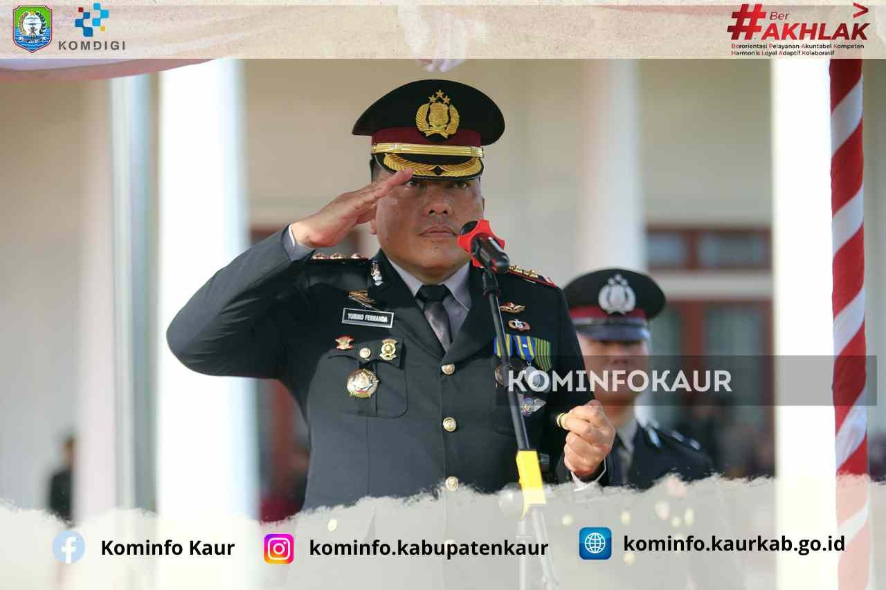 Jadi Irup HUT Bhayangkara Ke-79, Ini Pesan Kapolres Kaur