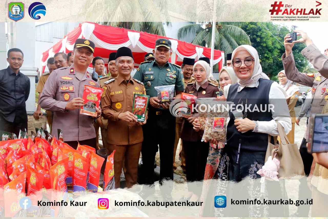 Dibuka Wabup Abdul Hamid, Pasar Murah Pemda Kaur Diserbu Warga 