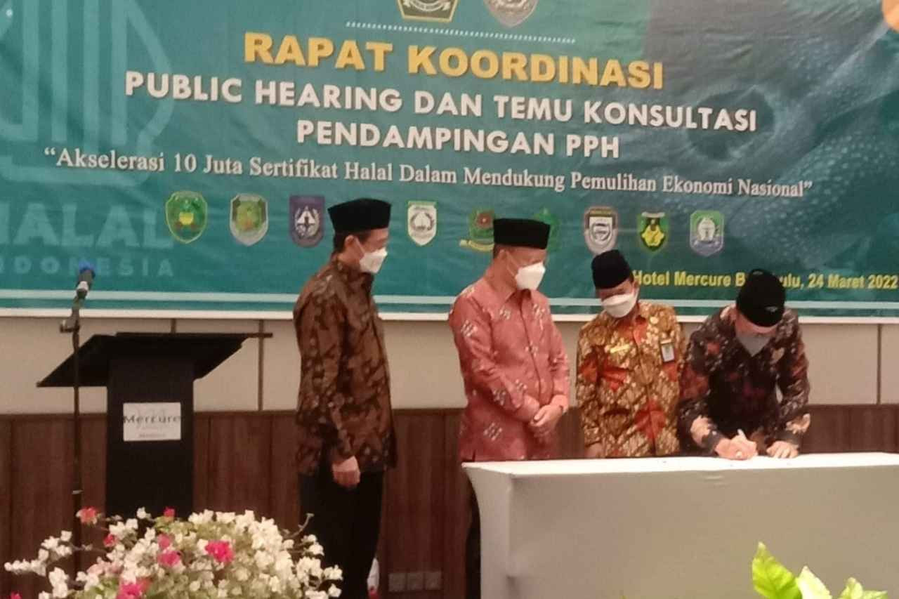 Bupati Kaur Hadiri Public Hearing dan Temu Konsultasi Pendampingan PPH