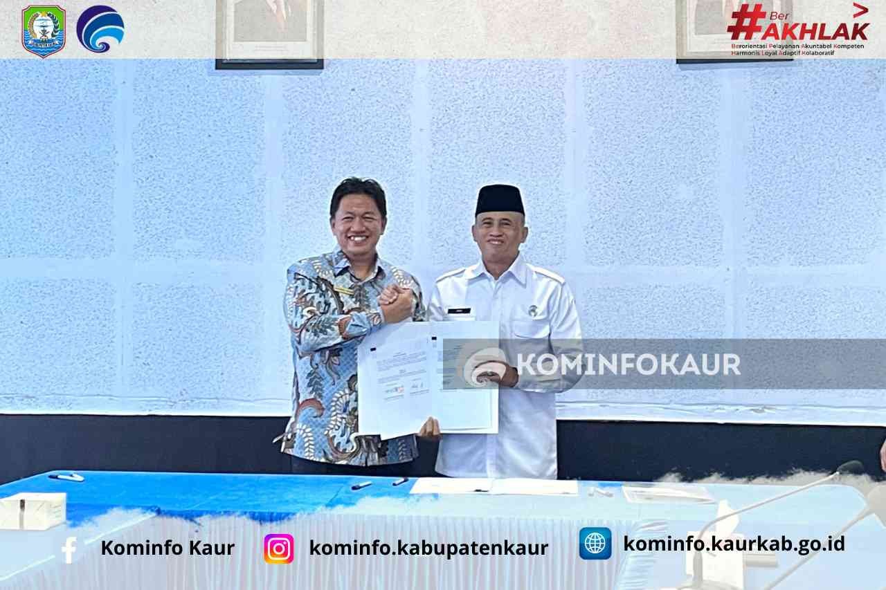 Manfaatkan Portal rri.co.id, Kominfo Kaur Mou Dengan RRI