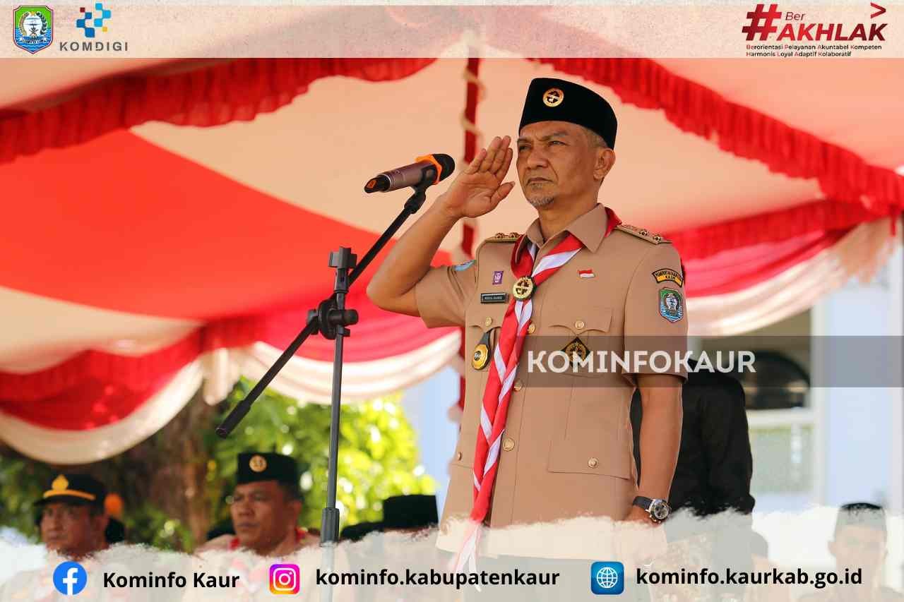 Hari Pramuka Ke-64, Kakwarcab Ajak Insan Pramuka Dukung Program Asta Cita