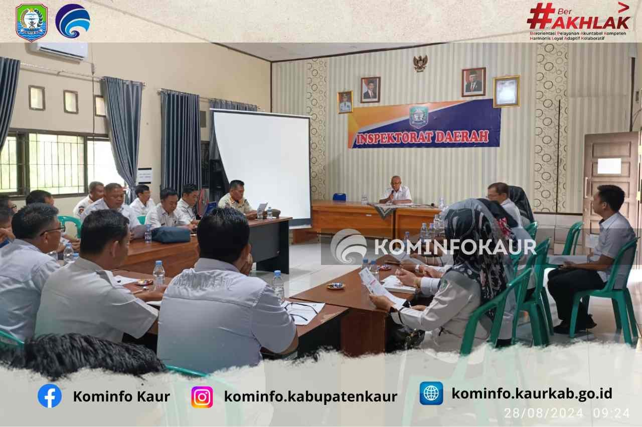 Cegah Korupsi, Inspektorat Rapat UPG