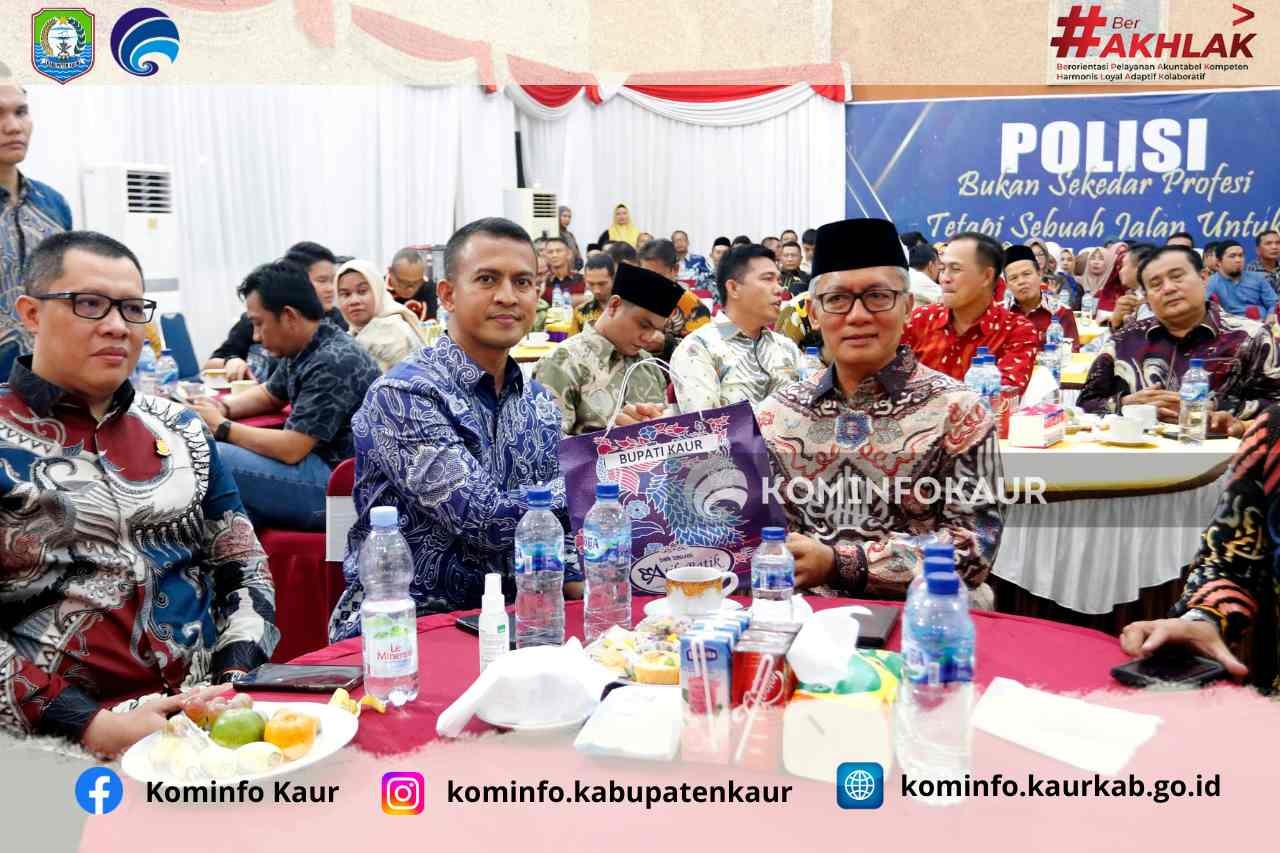 Kenal Pamit Kapolres Kaur, Ini Harapan Bupati Lismidianto