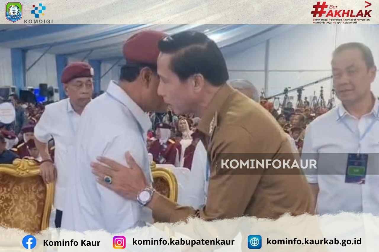 Pemkab Kaur Dukung Program Nasional, Bupati Hadiri Peluncuran 166 Sekolah Rakyat