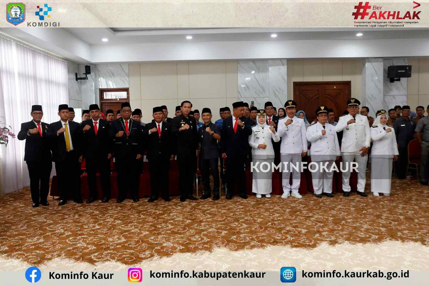 Dilantik Bupati Kaur, Nasrur Rahman Resmi Jadi Sekda, Alex Septizon Nahkodai Diskominfo