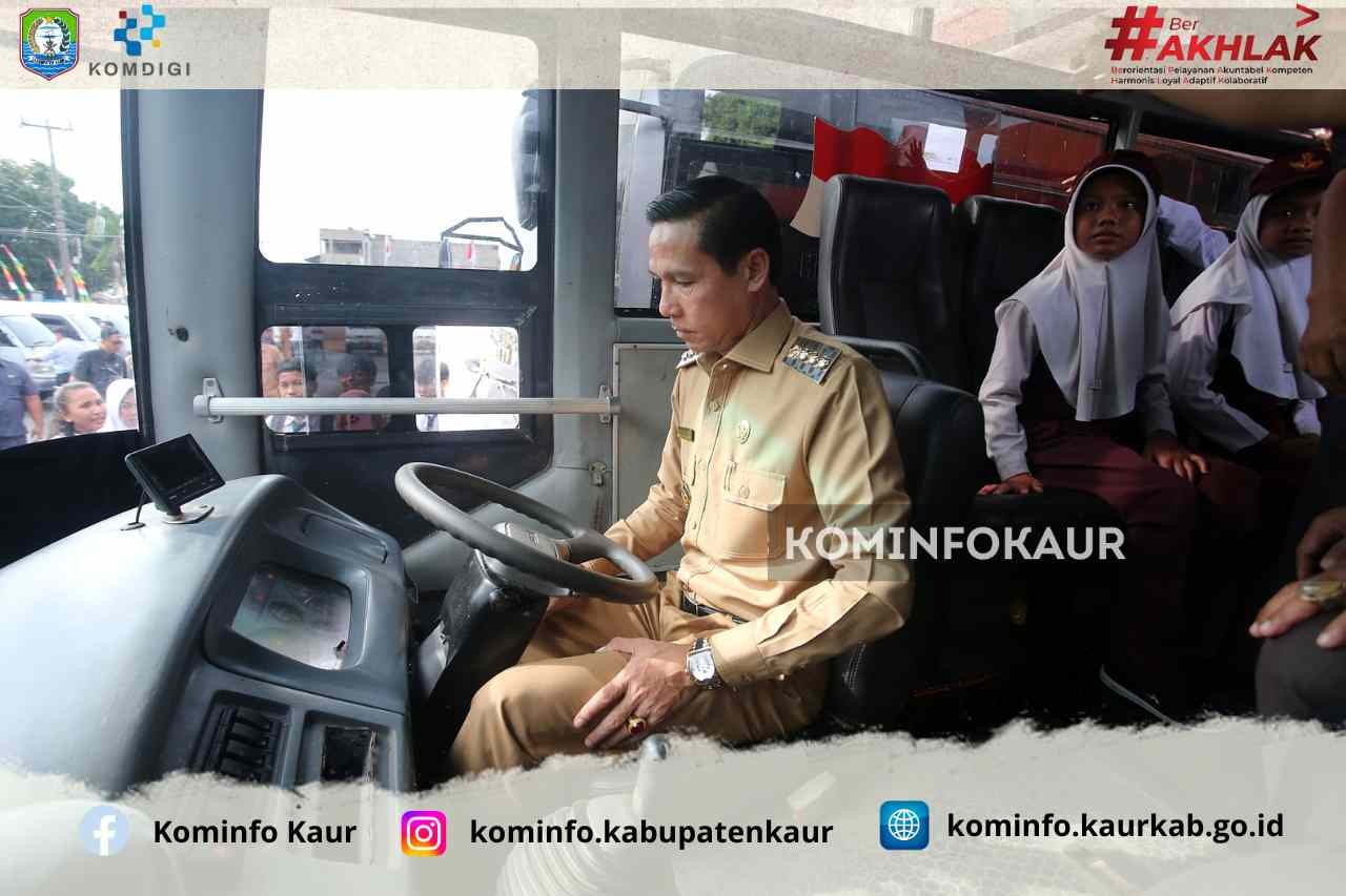 Tahun Ajaran Baru, Bus Sekolah Gratis Mulai Beroperasi 