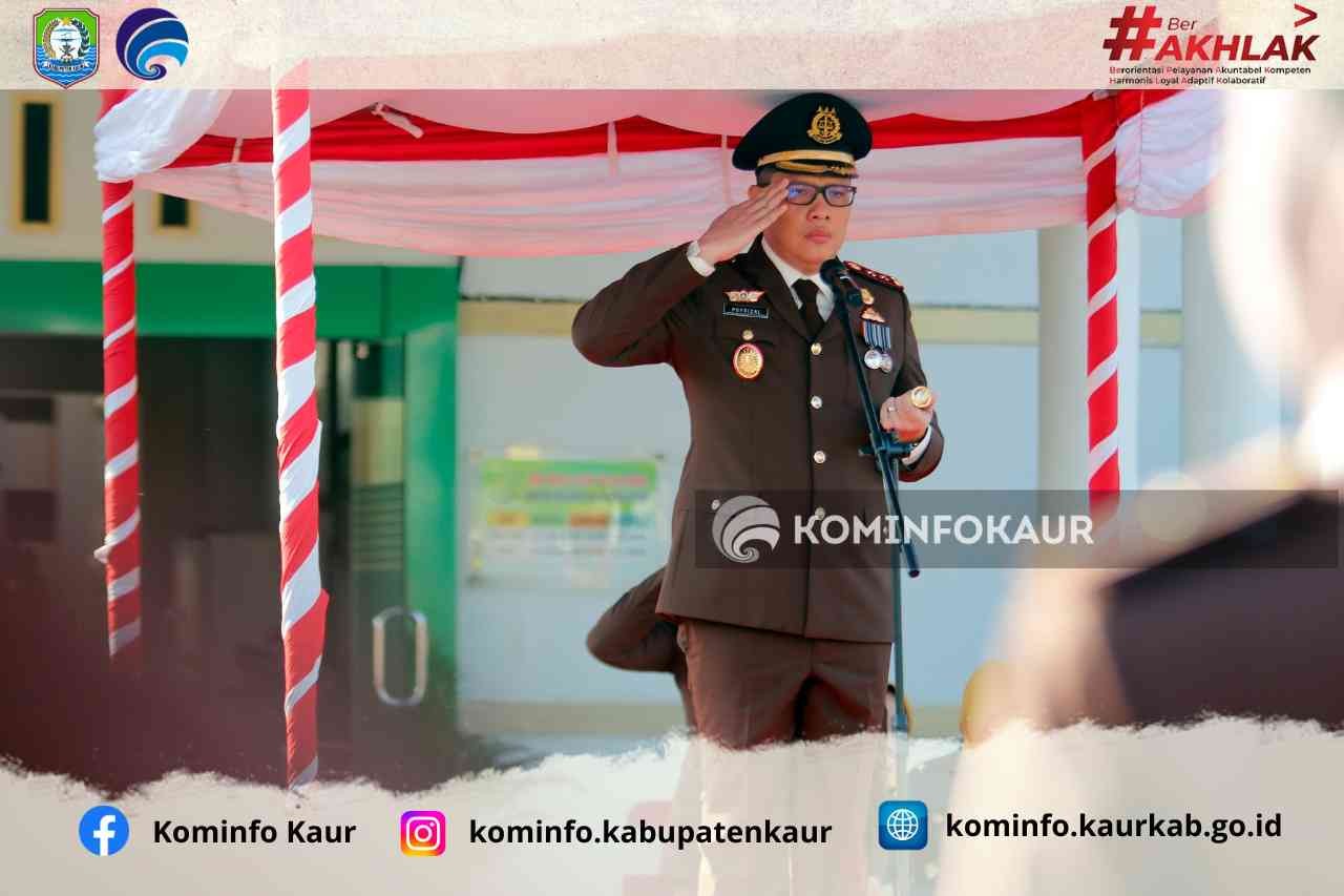 Puncak Peringatan  HBA ke-64, Kejari Kaur Gelar Upacara dan Syukuran  