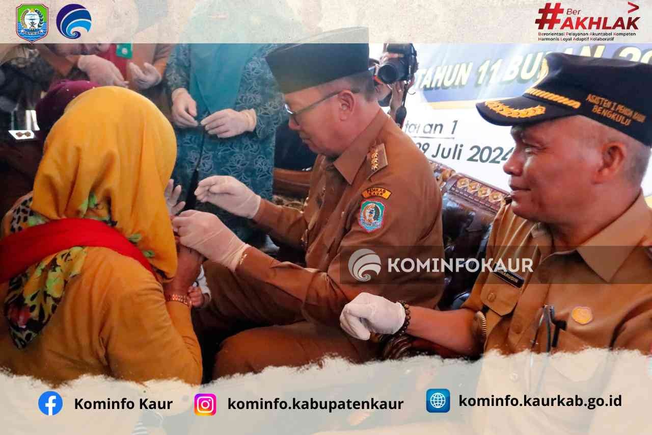 Imunisasi Polio Kabupaten Kaur Dimulai, 211 Pos PIN  Disiapkan