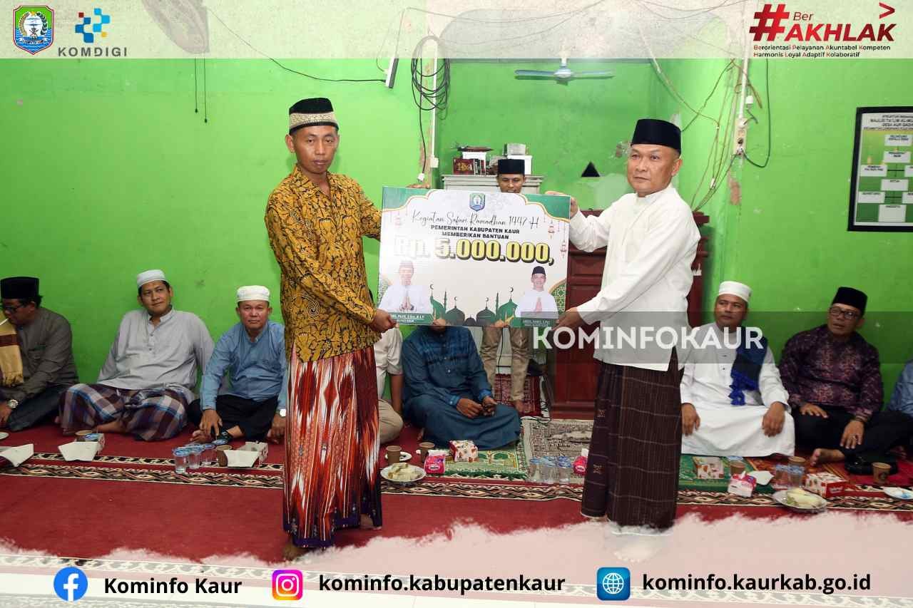Giliran Masjid Al Muhajirin Aur Gading Jadi Lokasi Safari Ramadan Jajaran Pemkab Kaur