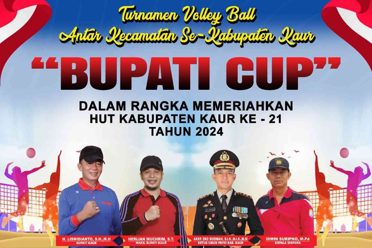 30 Tim Siap Ramaikan Turnamen Bola Voli Bupati Cup