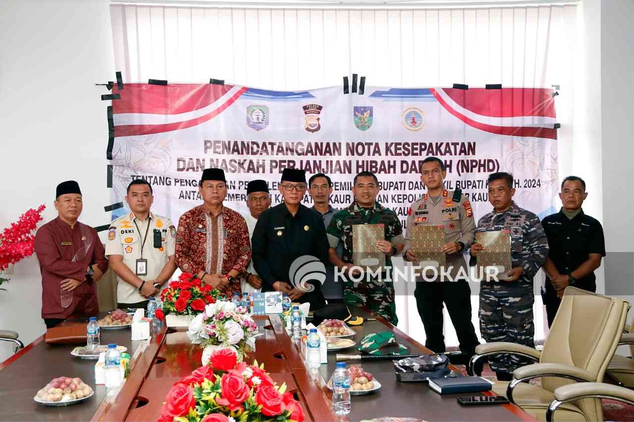 Pengamanan Pilkada 2024, Pemda Kaur Kucurkan Dana Hibah Senilai 3,8 Milyar 