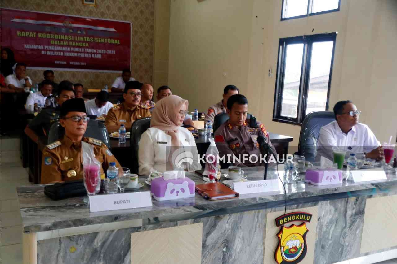 Persiapan Pengamanan Pemilu 2024, Polda Bengkulu Gelar Rakor Lintas Sektor