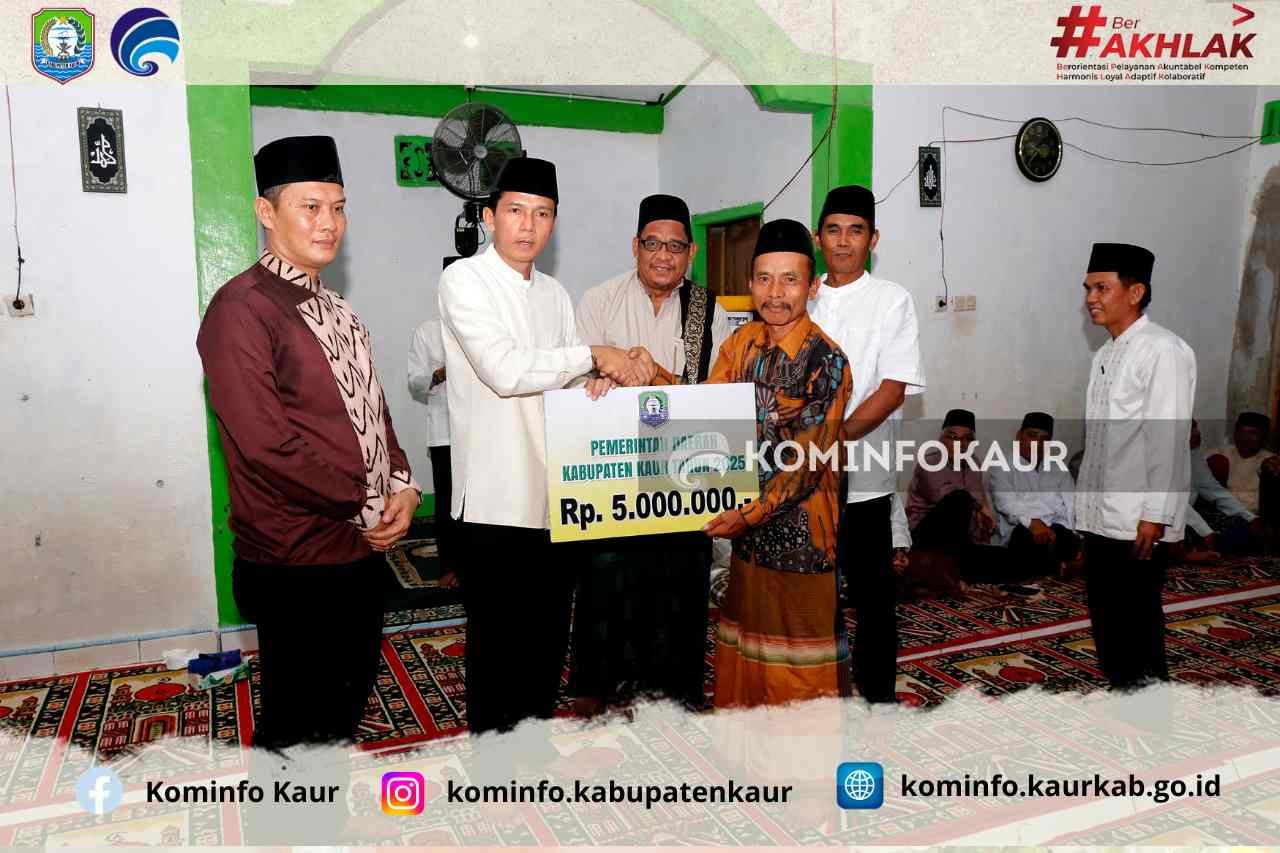 Rangkaian Safari Ramadan Pemda Kaur Tuntas di 15 Kecamatan,Total Bantuan Untuk Masjid 75 Juta 