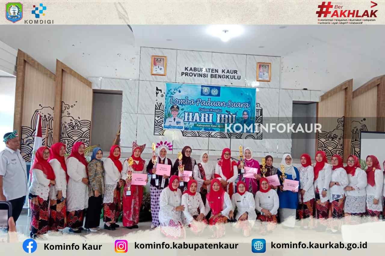 Peringati Hari Ibu, TP PKK Kabupaten Kaur Gelar Lomba Paduan Suara