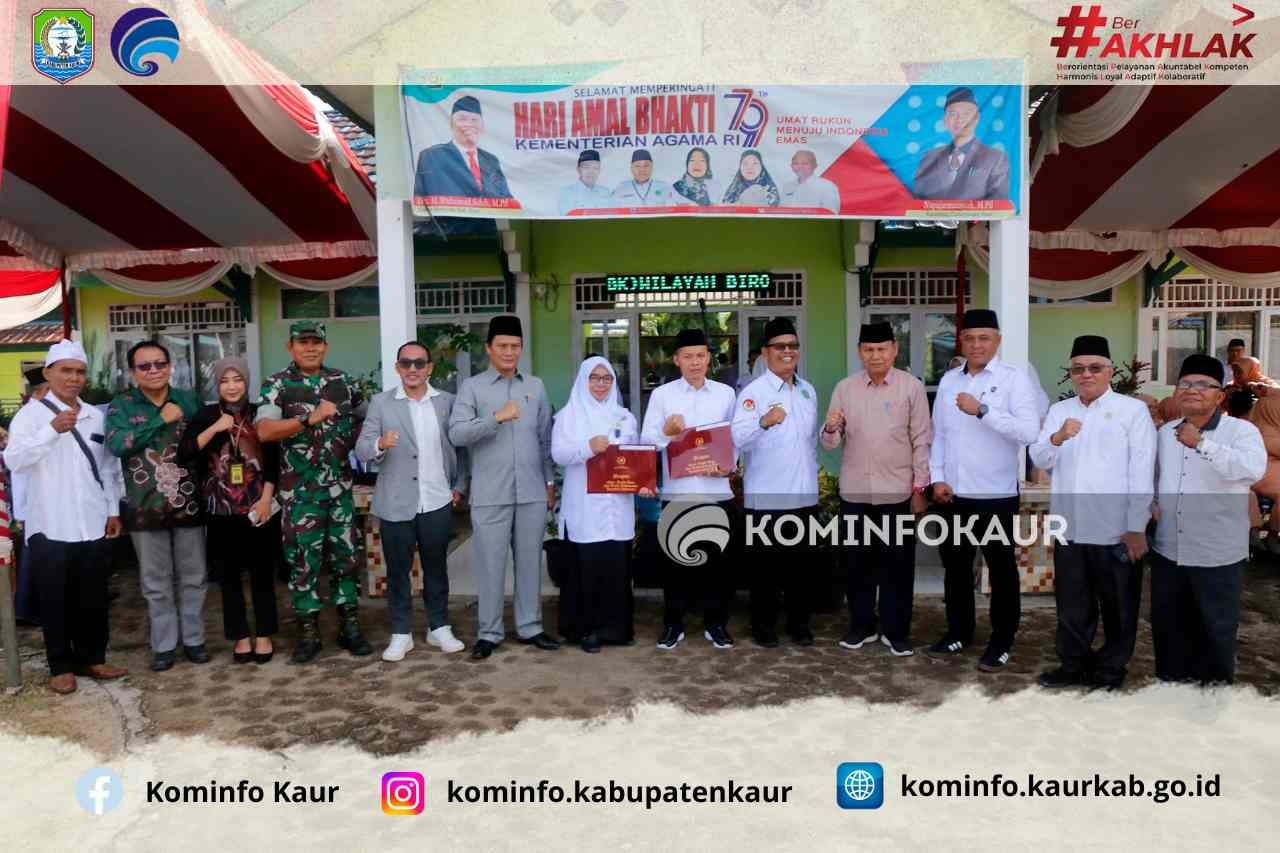 Peringati HAB Ke 79, Kemenag Kaur Gelar Upacara 