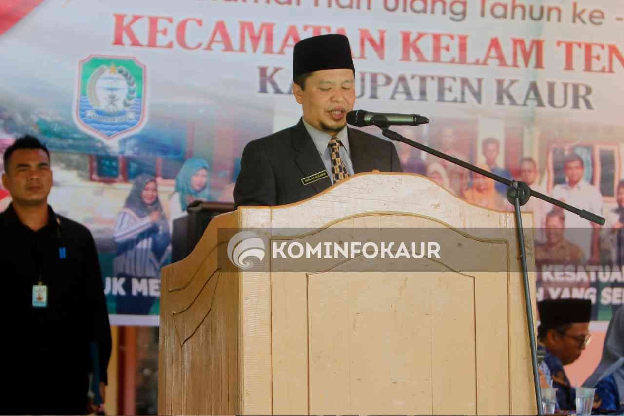 HUT Ke-18 Kecamatan Kelam Tengah, Wabup Harapkan Doa dan Dukungan Wujudkan Kaur BERSERI