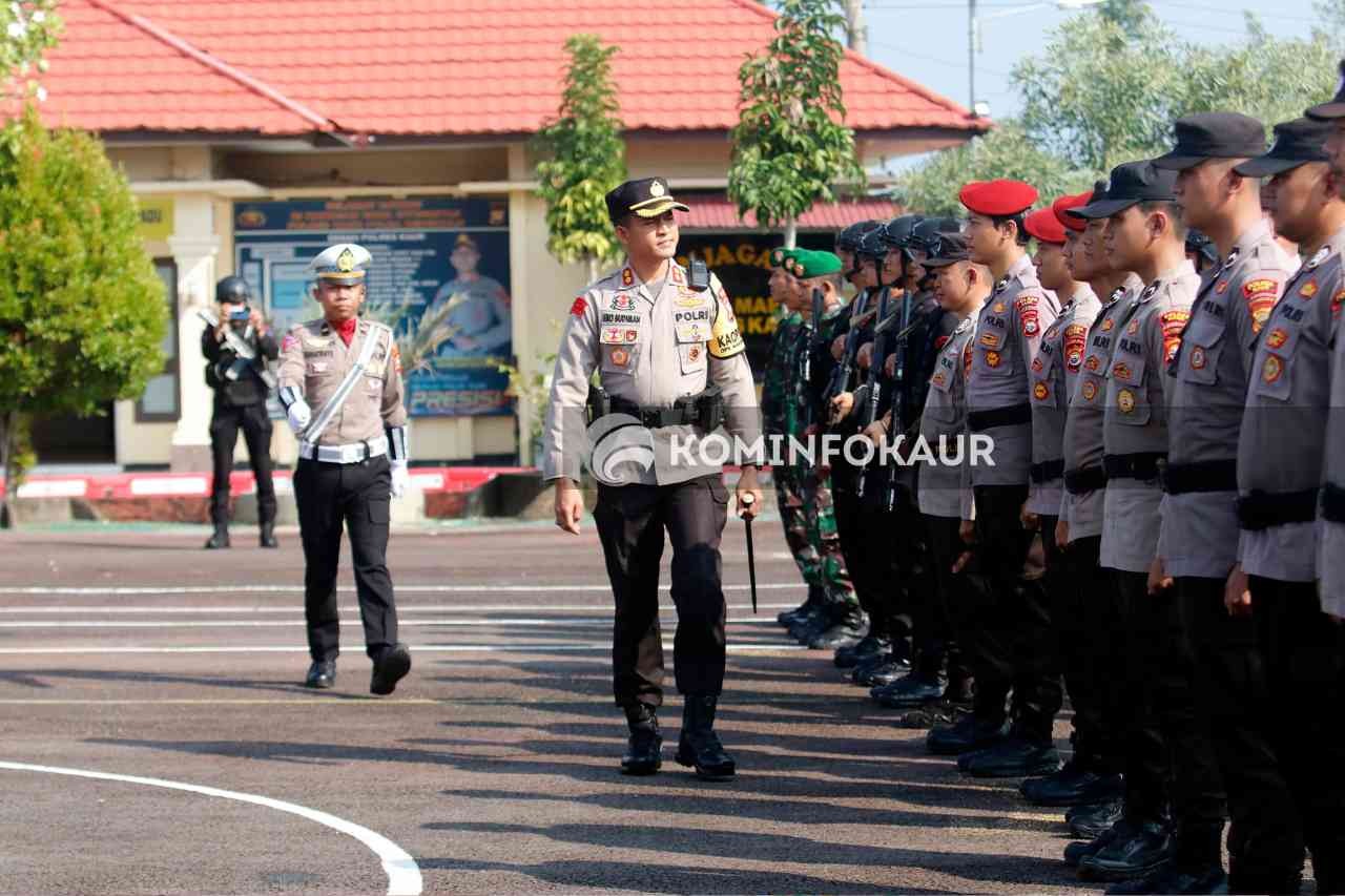 Wujudkan Mudik Aman dan Nyaman, Polres Kaur Gelar Pasukan Operasi Ketupat Nala 2024 