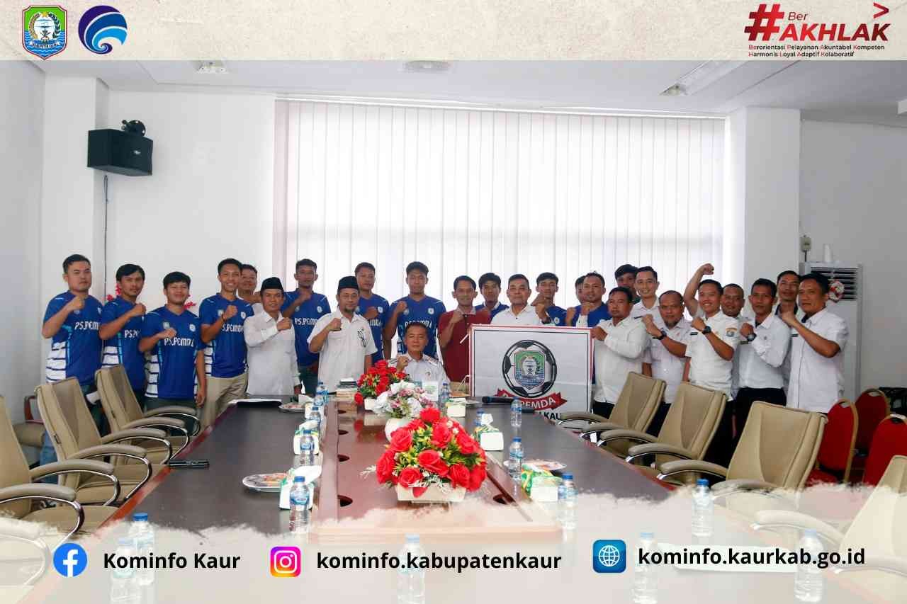 Dilepas Bupati Kaur, PS Pemda Siap Berlaga di Dandim Cup 2024