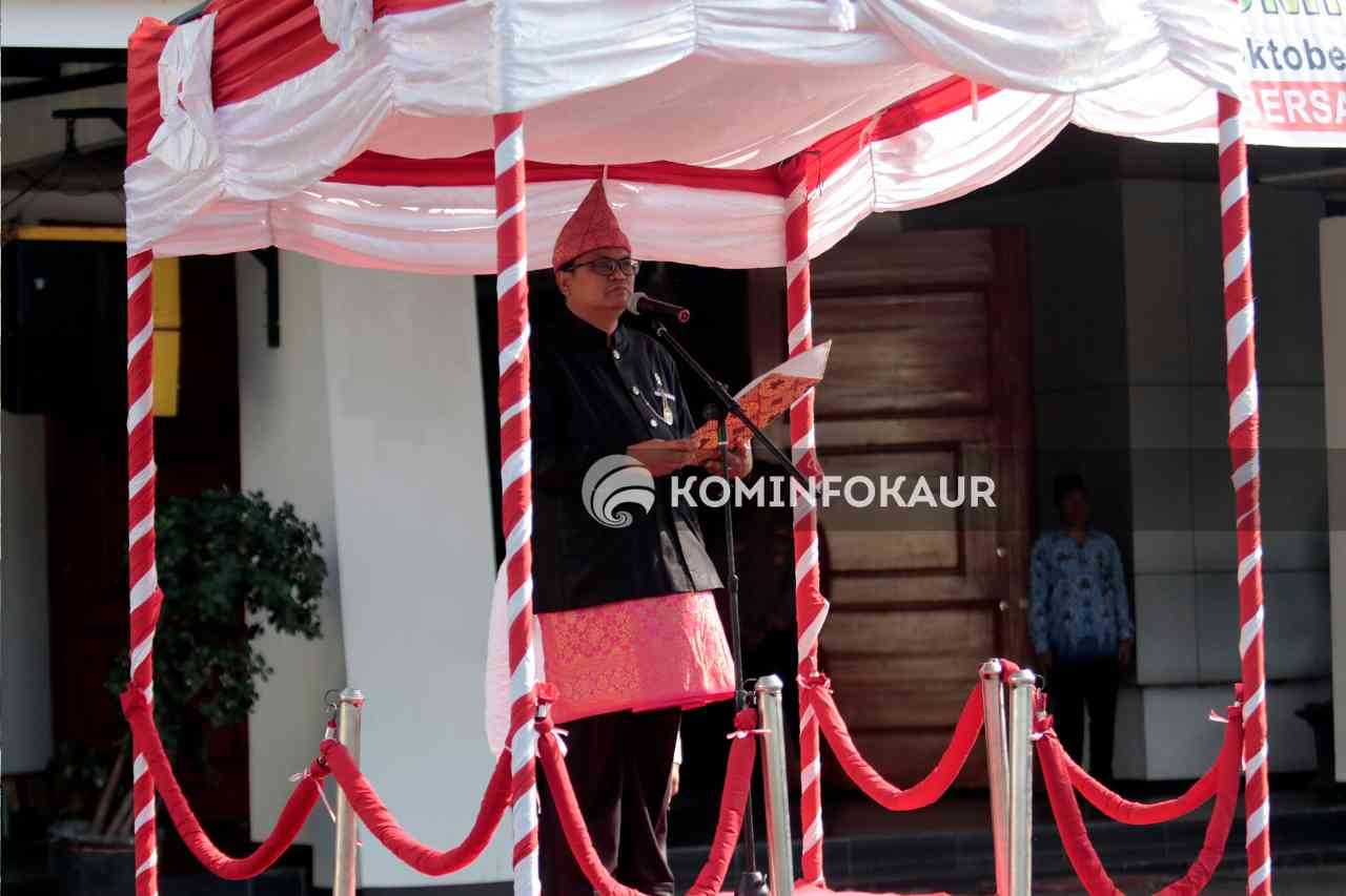 Upacara Peringatan Hari Sumpah Pemuda Ke-95, Ketua PN Bintuhan Jadi Irup