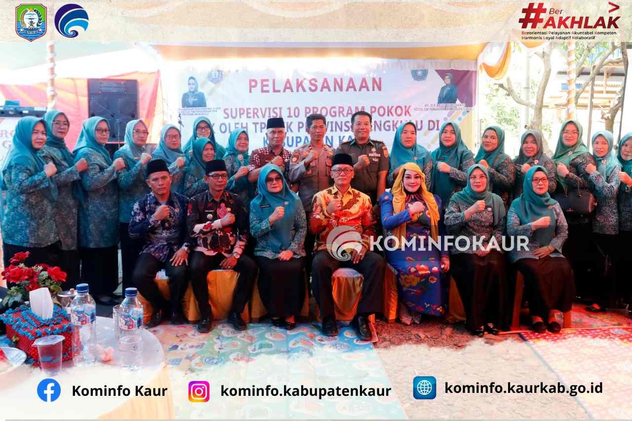 TP PKK Provinsi Bengkulu Supervisi Desa Padang Jati 