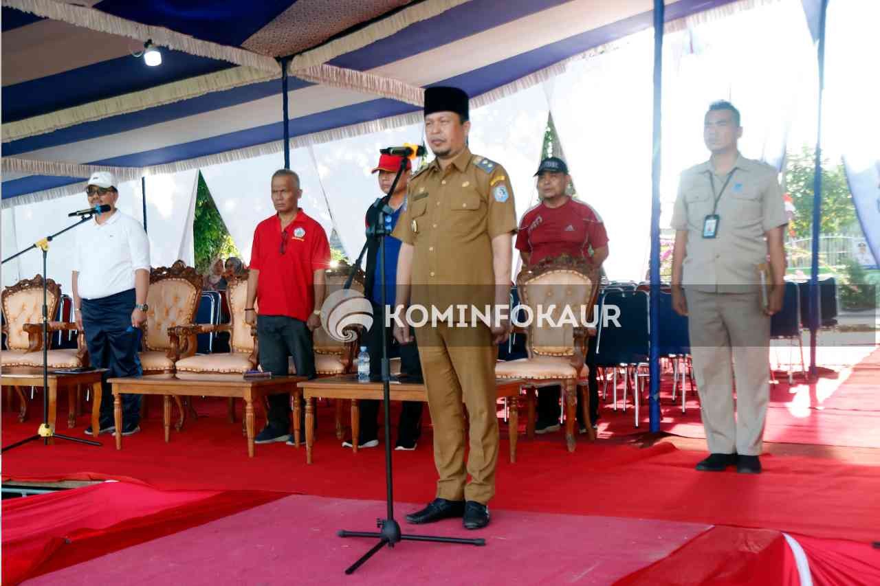 Gladi Resik Upacara HUT Ke 20 Kabupaten Kaur, Sekda  Berikan Evaluasi