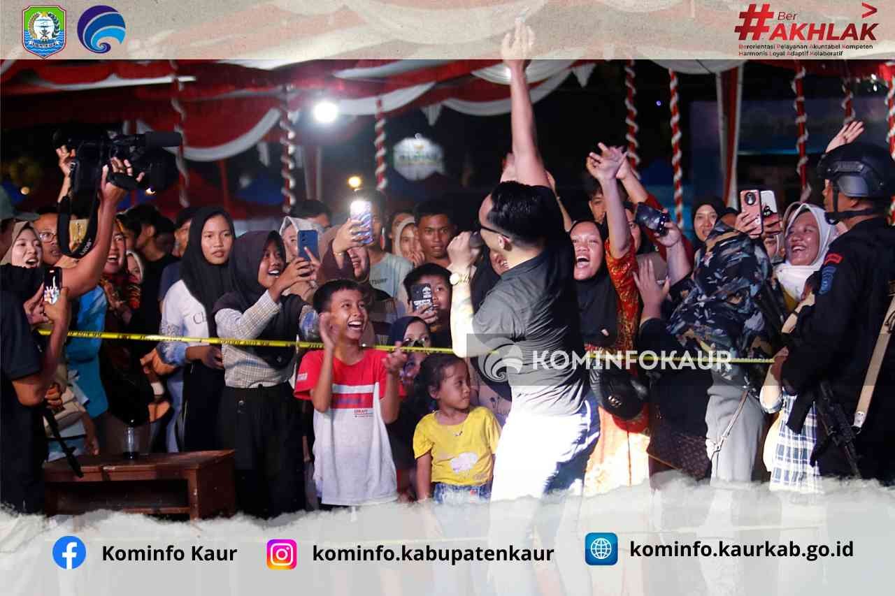 Malam Puncak Festival Gurita 2024, Bakardi dan Merry KDI Hibur Warga 