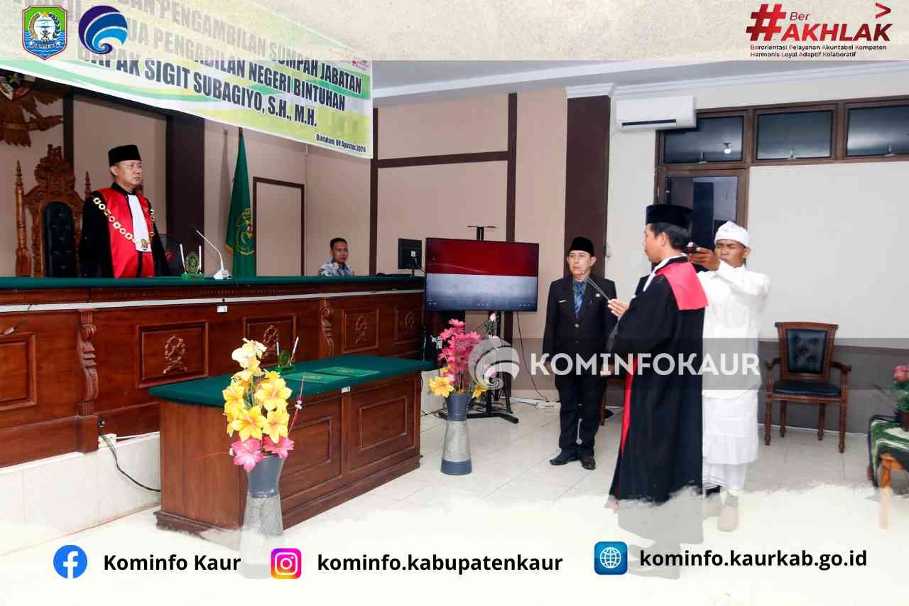 Delapan Bulan Kosong, Hakim Pengadilan Bantul Jabat Waka PN Bintuhan 