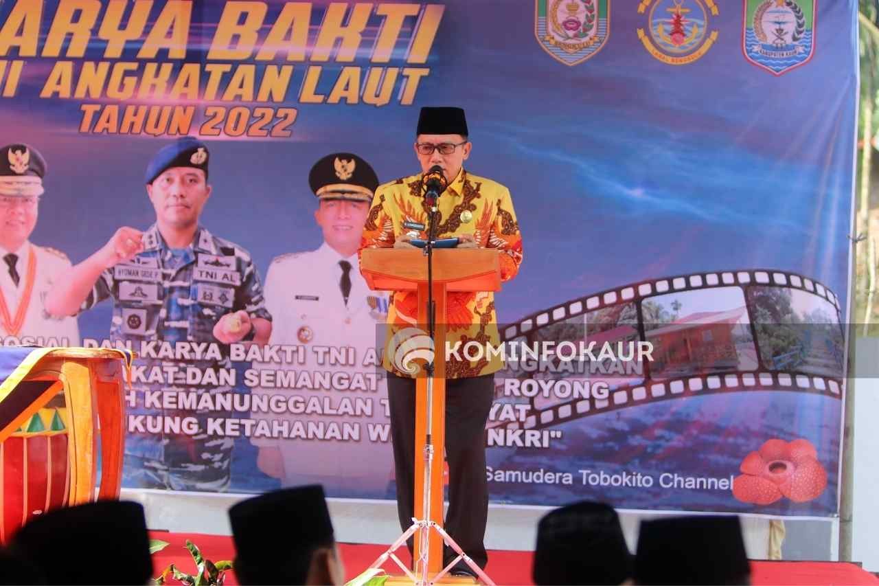 Karya Bakti TNI AL Bentuk Sinergitas TNI Dengan Pemda dan Masyarakat