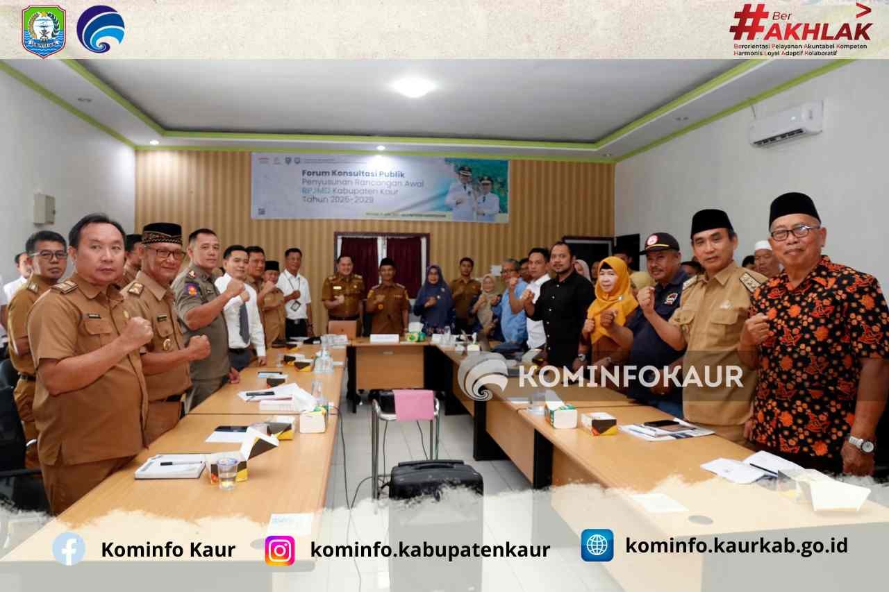 Susun RPJMD 2025-2029, Bapperida Gelar Forum Konsultasi Publik