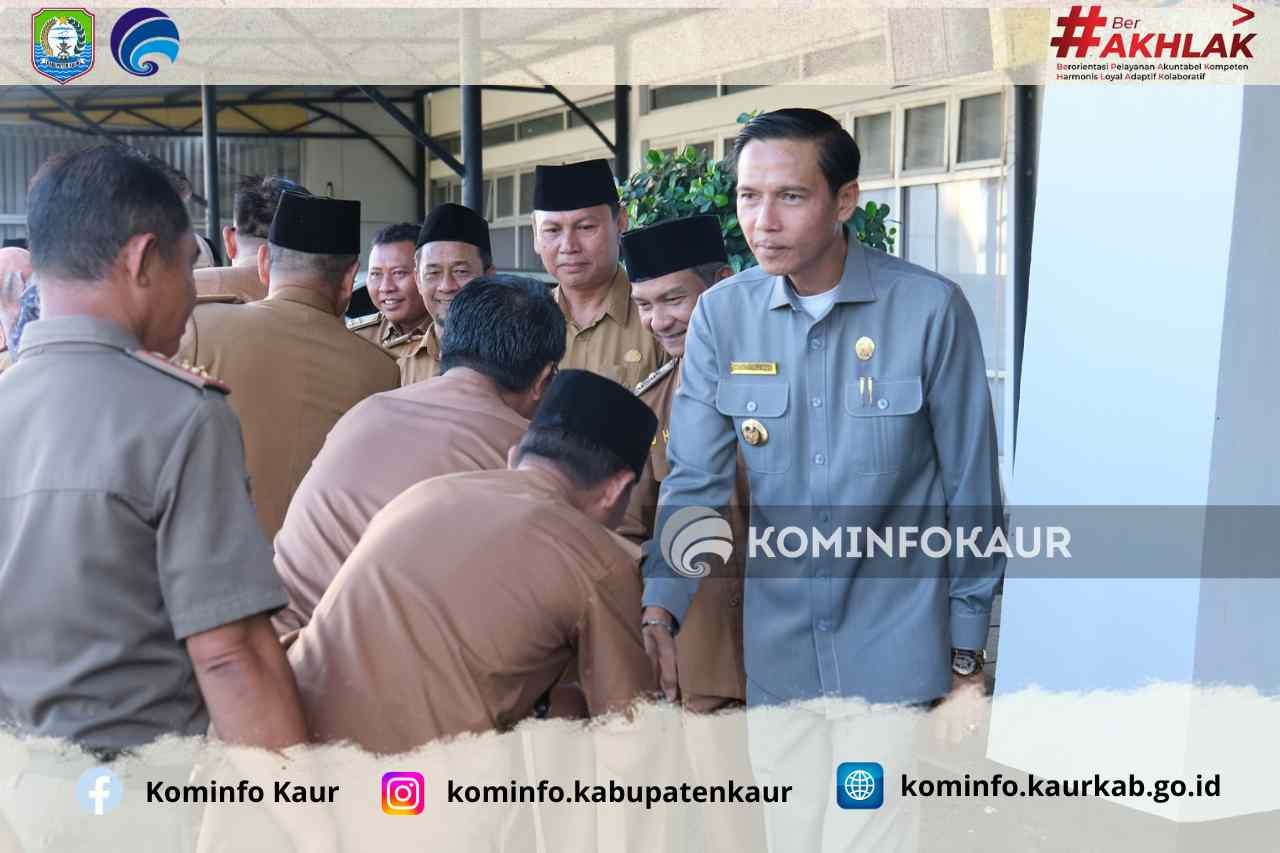 Pimpin Apel Bersama Pasca Libur Idul Fitri 1446 H, Ini Pesan Bupati Kaur