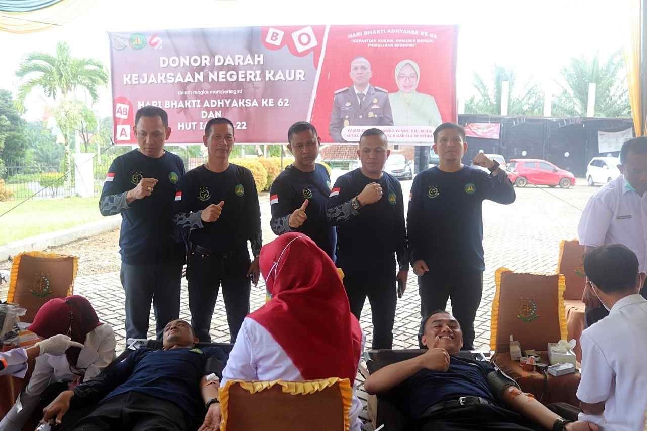 Gelar Donor Darah, Kejari Kaur Kumpulkan 30 Kantong Darah