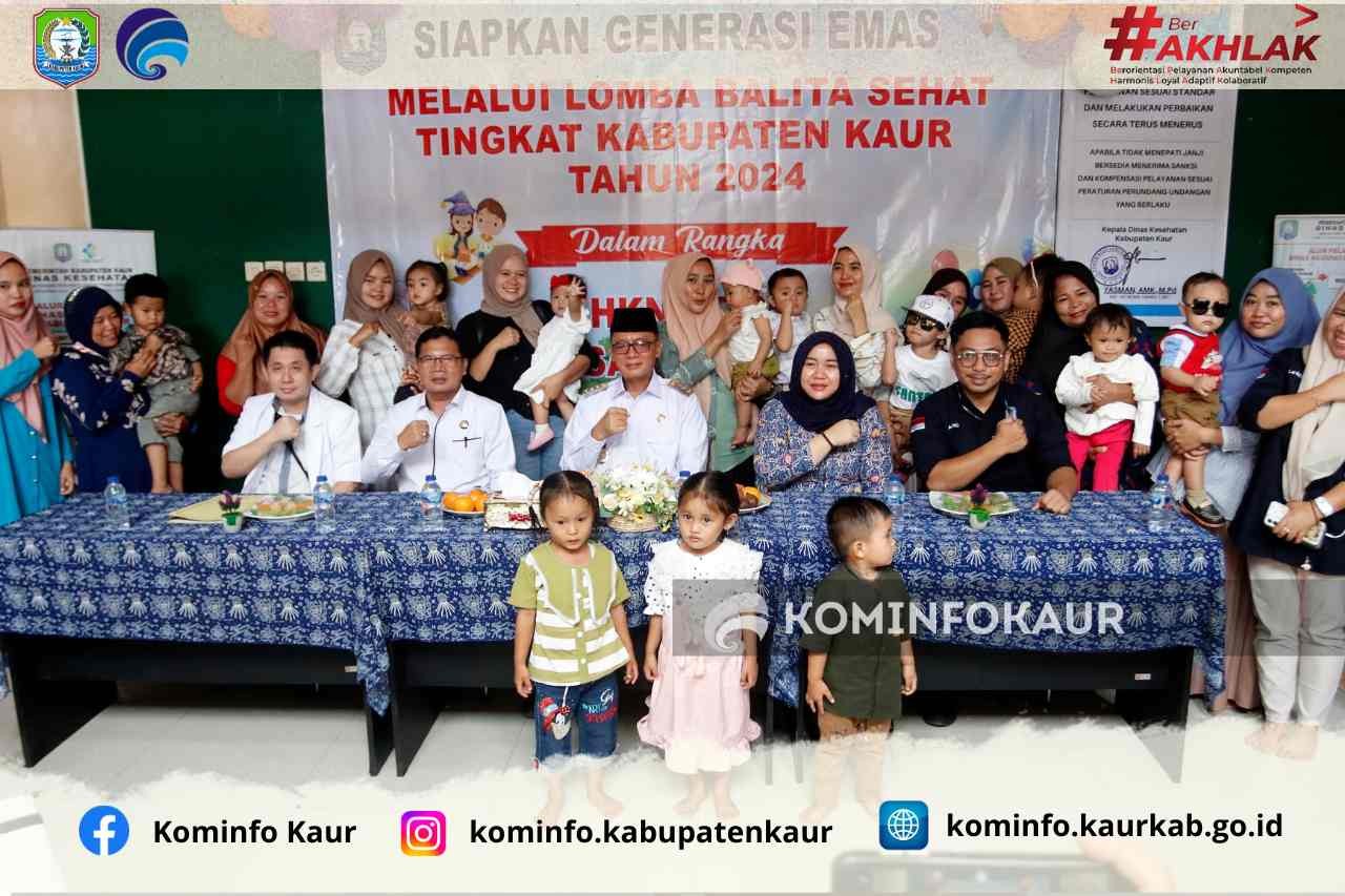 Sambut Hari Kesehatan Nasional, Dinkes Kaur Gelar Lomba Balita Sehat 