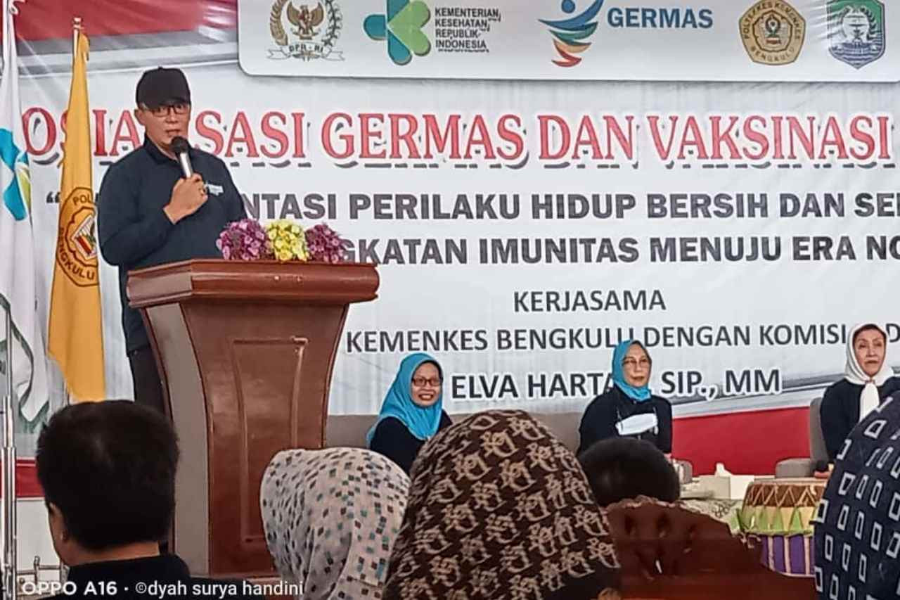 Buka Sosialisasi Germas, Bupati : Prokes Harus Terus Diperhatikan 