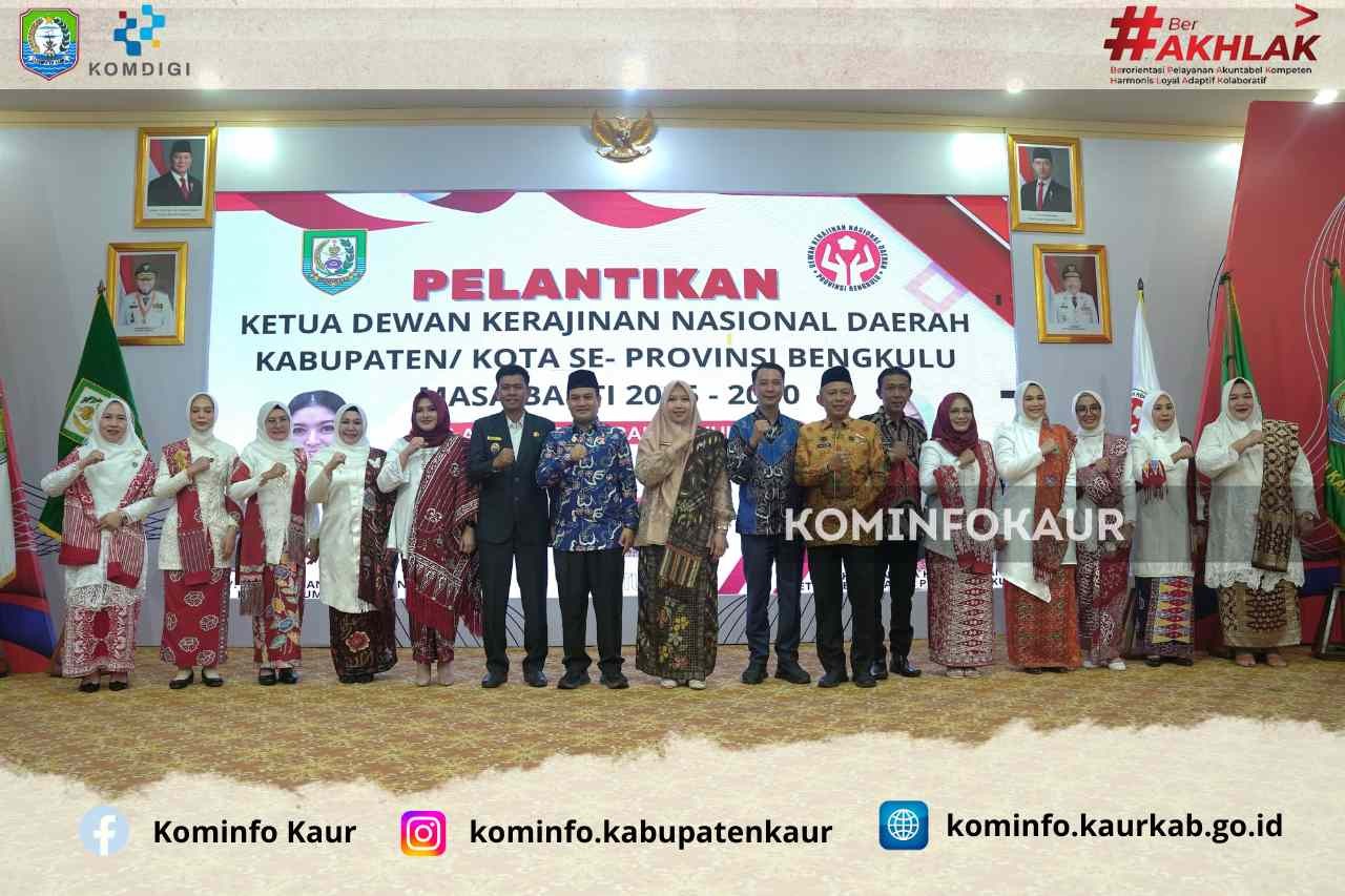 Ketua Dekranasda Kabupaten/Kota Dilantik