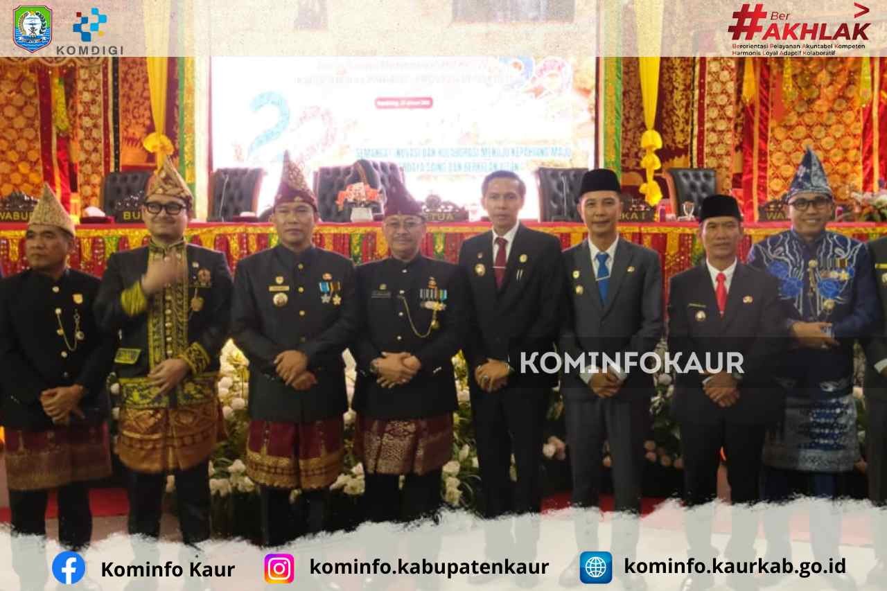 Perkuat Sinergi dan Kolaborasi, Bupati Kaur Hadiri Paripurna Istimewa HUT ke-22 Kepahiang